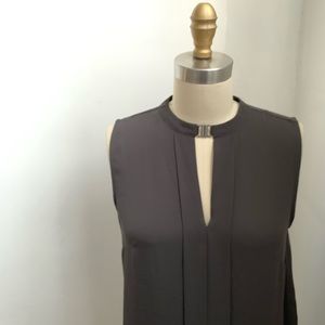 H&M buckle pleated detail tunic